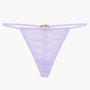 FLOCKED LOGO G-STRING